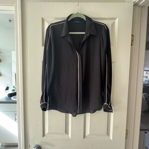 Tahari Women's Button Down Blouse